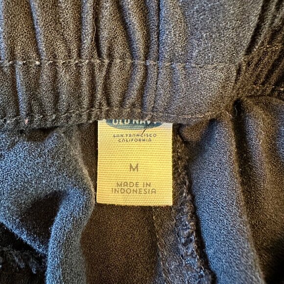 Old Navy Womens Black Elastic Waist Cropped Jogger Pants Size M - Picture 6 of 6